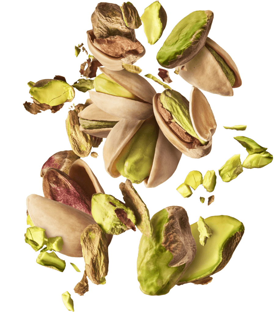 Floating pistachios